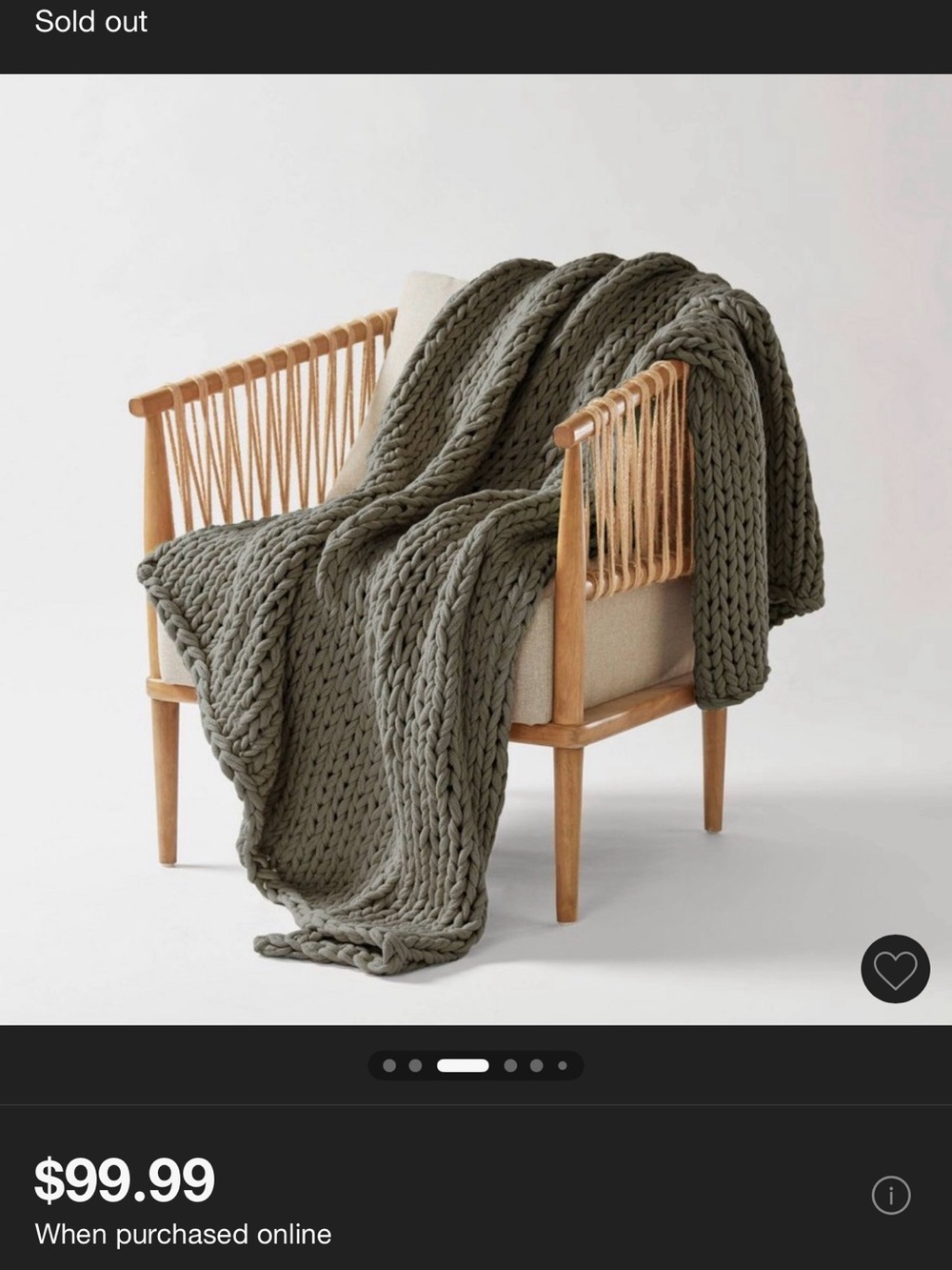 New Madison Park Throw Charcoal 50x60